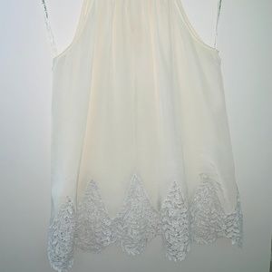 Lilly Pulitzer Diem Top with Lace Hem